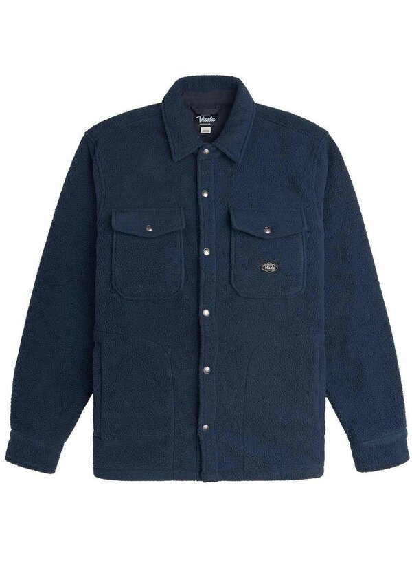 Vissla Peaks Sherpa Woven Shirt - dark naval