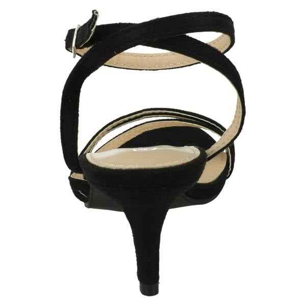 Anne Michelle Ladies Anne Michelle Mid Heel Wide Fit Party Sandals F12112