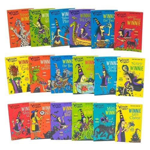 Winnie and Wilbur 18 Magical Fiction Books Children Collection Gift Box Set