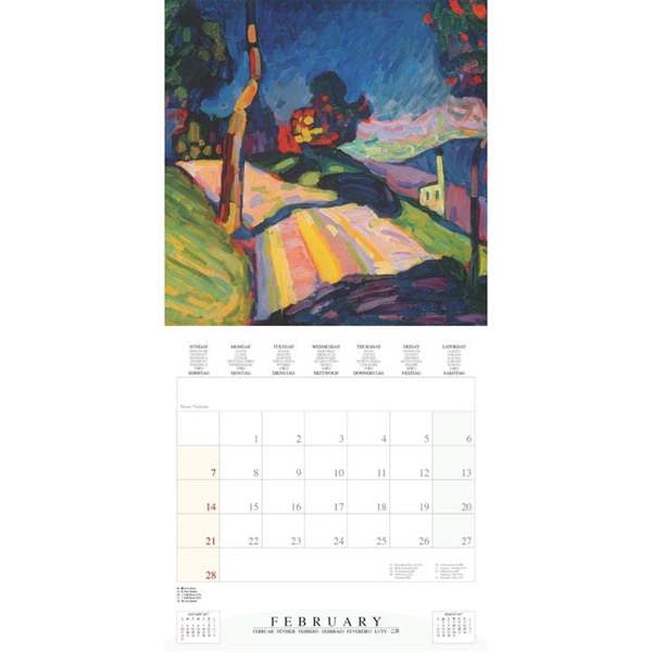 Kandinsky, Figuratives Calendar 2027, Wall Calendars, Month To View, Art, Gift