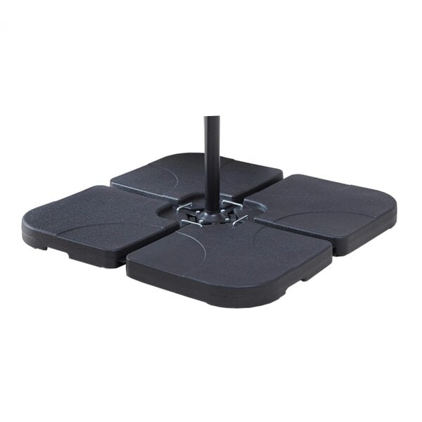 Neo Black Water Filled Over Hanging Parasol Base