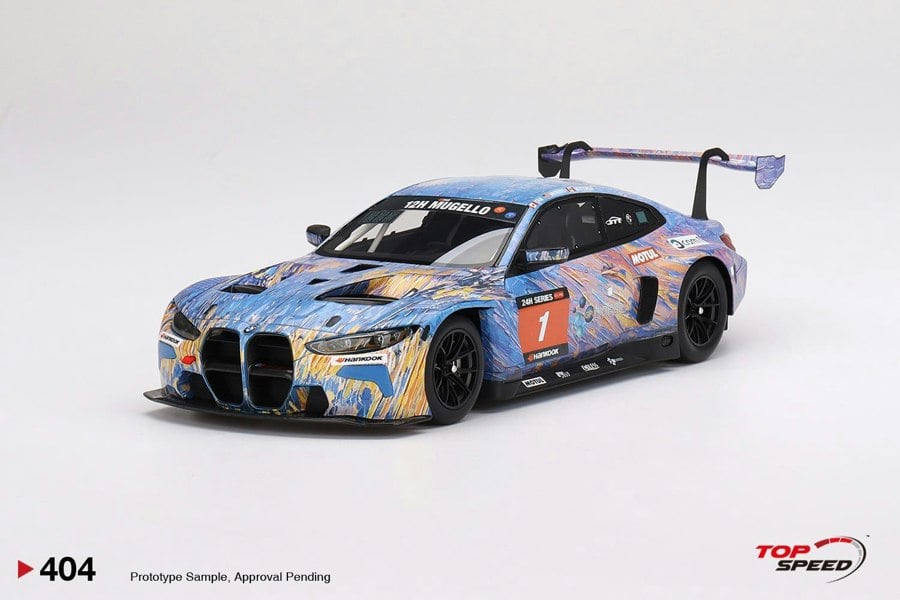 TSM BMW M4 GT3 #1 ST Racing 2022 12Hr Mugello Winner 1:18 Scale TSM TS0404