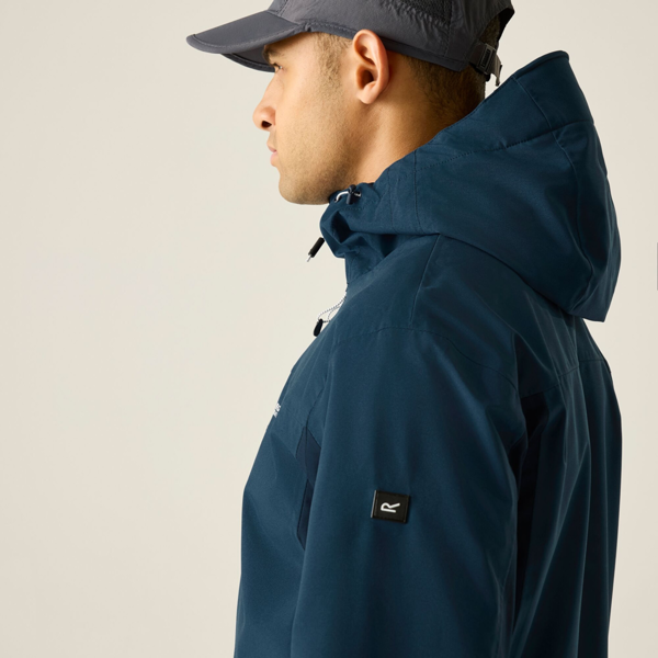 Regatta Mens Birchdale II Waterproof Jacket - Moonlight Denim/Navy