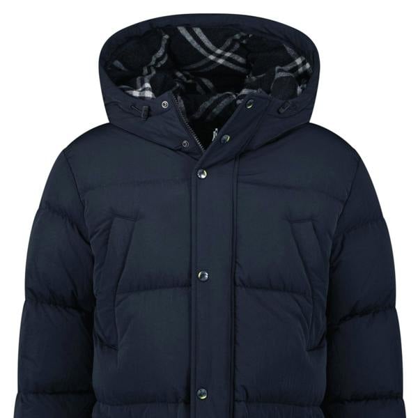 Burberry Technical Nylon Puffer Coat Navy - chancefashionco
