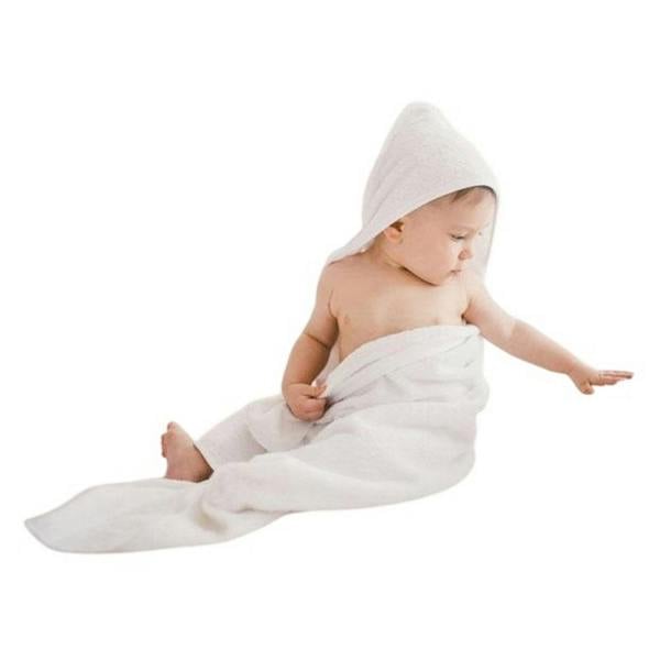 MidOcean Baby Hugme Cotton Hooded Towel - White - 