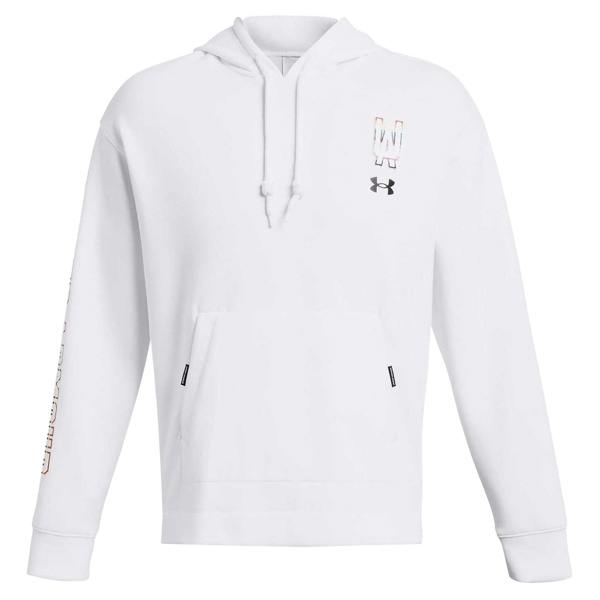 Under Armour Unisex Adult Pride Graphic Print Relaxed Fit Hoodie - White - 