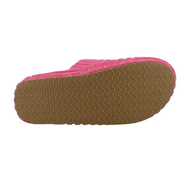 Spot On Ladies Spot On Towelling Slippers X2127