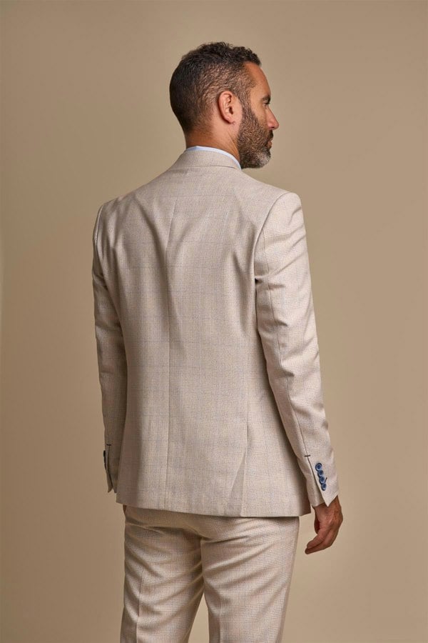 Caridi Beige Blazer Back