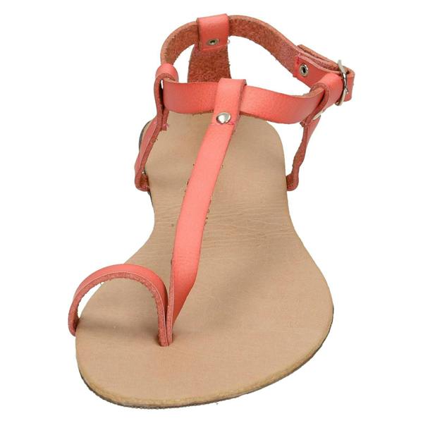 Spot On Ladies Spot On Flat Toeloop Sandal Ankle Strap