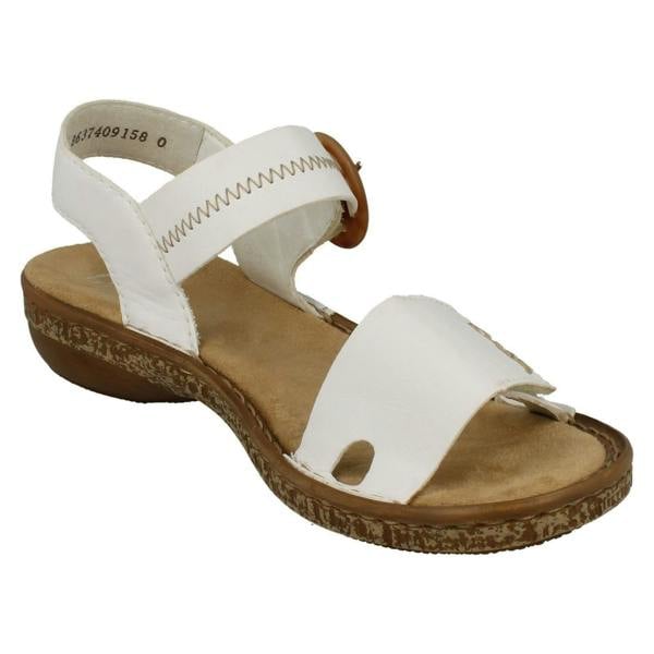 Rieker Ladies Rieker Buckle Detailed Strappy Sandals 628Z3