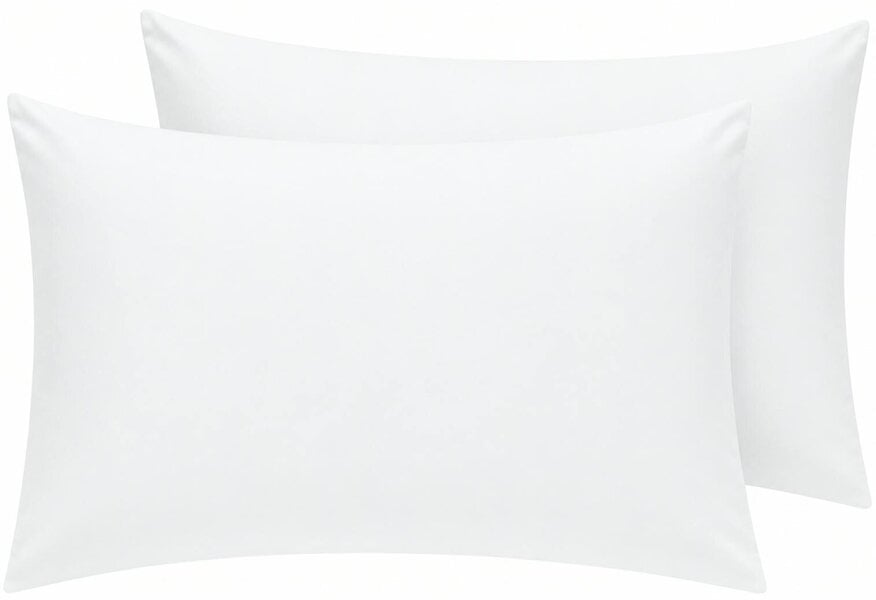 Night Zone 800 Thread Count Egyptian Cotton Pillowcase – Silky Soft Hotel Quality Bed Linen - White - House Wife Pillow Case
