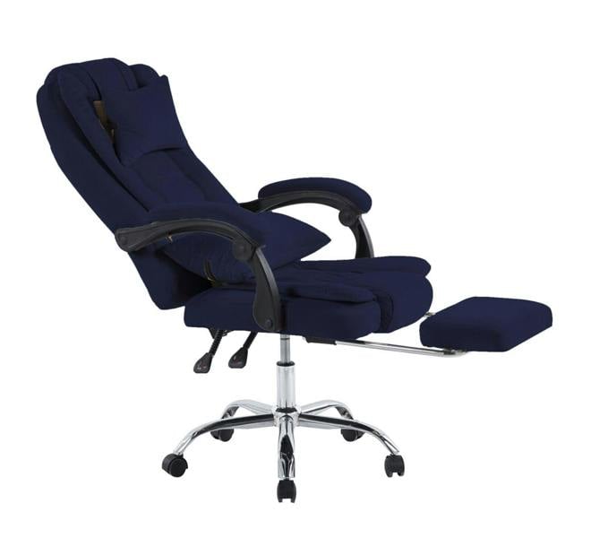 HYGRAD BUILT TO SURVIVE Velvet Reclining Office Chair with Footrest, Adjustable Swivel | HYGRAD®