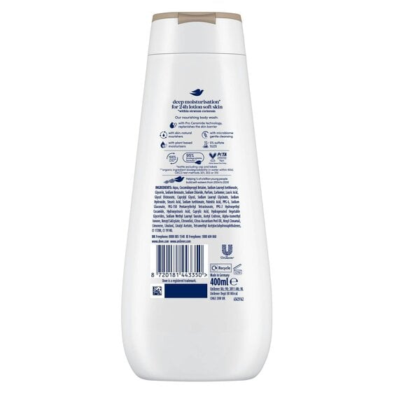 Dove Advanced Care Nourishing Silk Body Wash 24H Renewing Micromoisture, 400ml