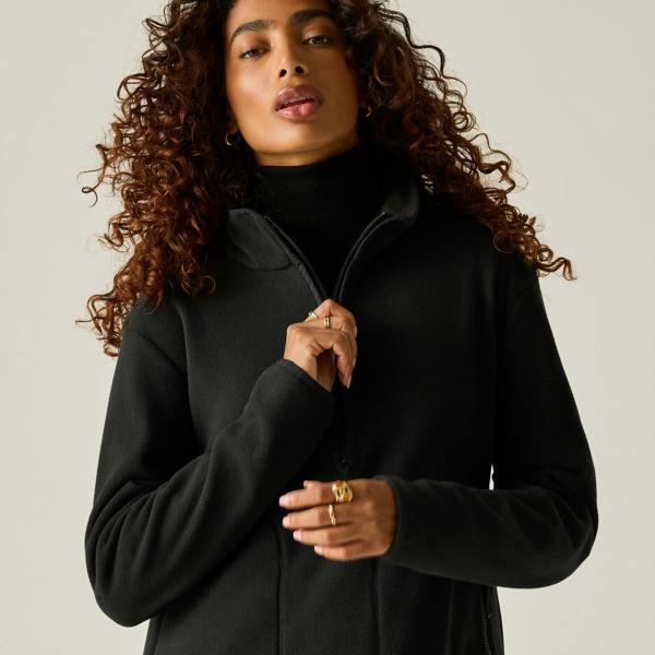 Regatta Womens/Ladies Frankie Half Zip Fleece - Black - 
