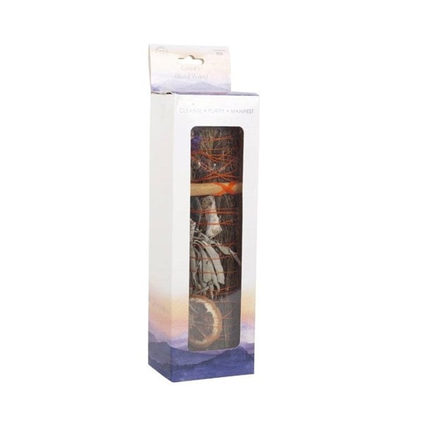 Serano 9in Ritual Wand Smudge Stick with Rosemary, Palo Santo and Aventurine