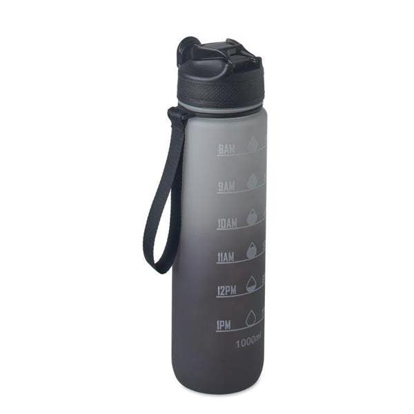 MidOcean Activate RPET Sports 1L Water Bottle - Black - 