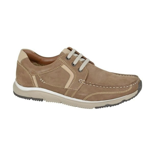 Roamers Mens Nubuck Superlight Casual Shoes - Beige