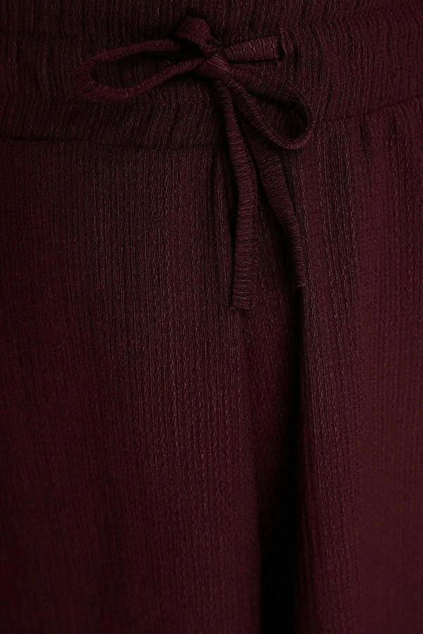 Regular Fit Normal Waist Textured Knit Shorts