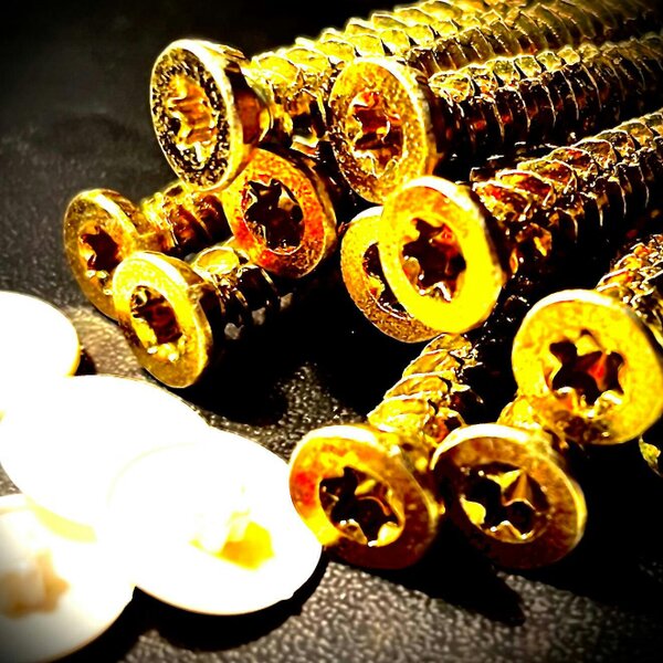 Fixaball Masonry Frame Staircase Screw Plus Cap Countersunk ZYP