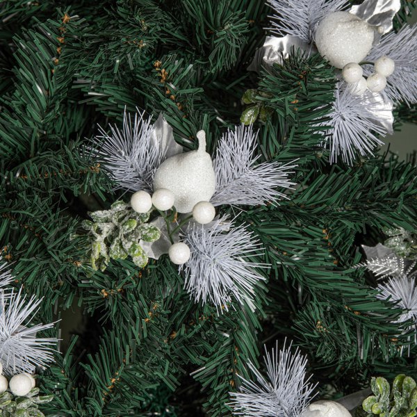 Samuel Alexander Set of 6 19cm Christmas Pick Decoration with White Apple and Pear