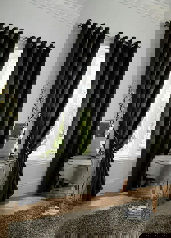 Luxury Living Velvet Ring Top Blackout Curtains