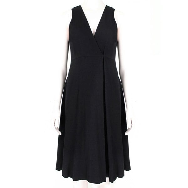 Donna Karan dress in a black crepe fabric