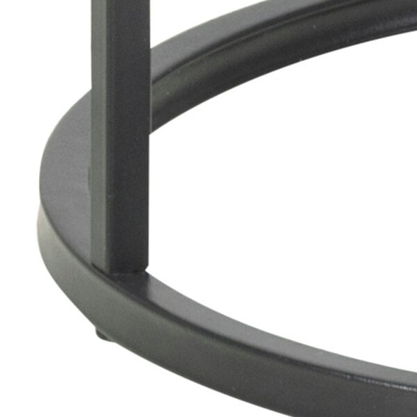 Wyld Haus El Paso Black Metal Small Round Side Table