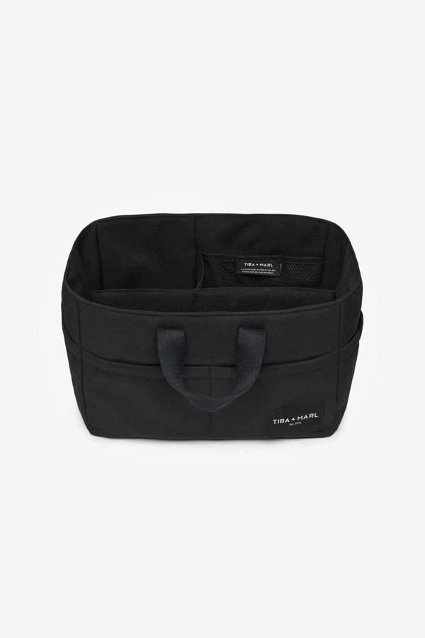 Tiba + Marl T+M Canvas Organiser Caddy / Pocket Tote Insert Black