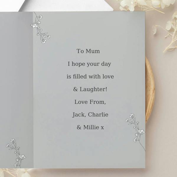 Personalised Photo Greeting Card - lifestyle shot