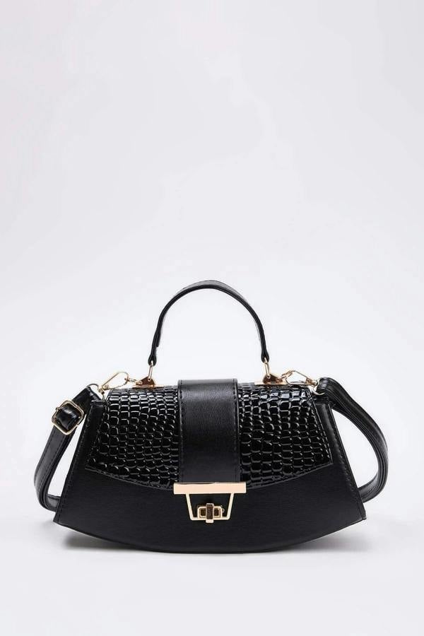 WOVCOR Suede Women's Mini Shoulder Bag with Accessory Closure