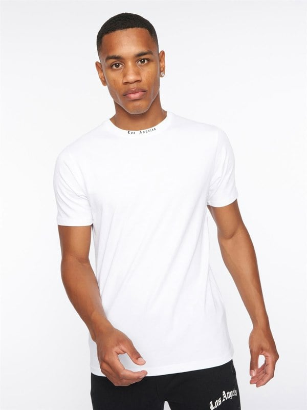 Kingswilldream Los Angeles T-Shirt Optic White / Jet Black