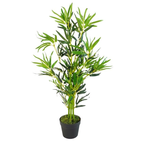 Leaf 120cm (4ft) Fat Leaf Artificial Bamboo Plants Trees - XL