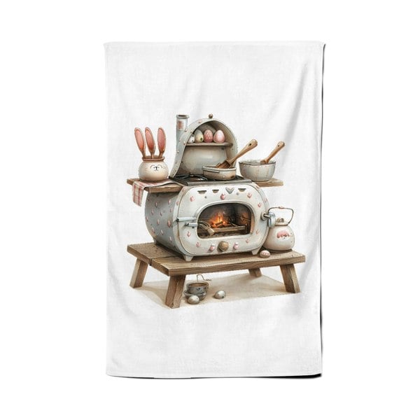 Warren Reed Easter Egg Oven Tea Towel