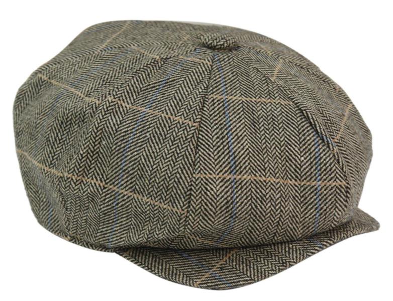 Infinity Leather Mens Peaky Blinders Herringbone Hat