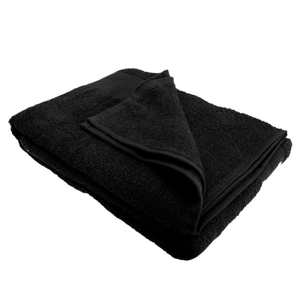 SOLS Island 100 Bath Sheet / Towel (100 X 150cm) - Black