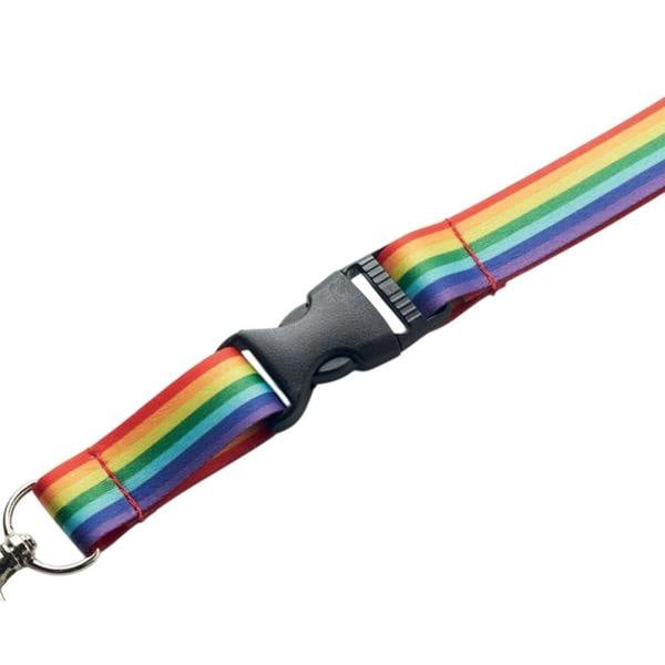 MidOcean Bowyard Rainbow RPET Lanyard - Multicoloured - 