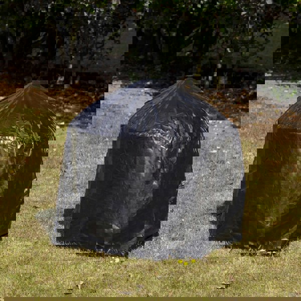 Outdoor Rated Fire Pit Cover for ys12087 - Black PVC 710mm x 450mm Water & Rain - LoopsDirect