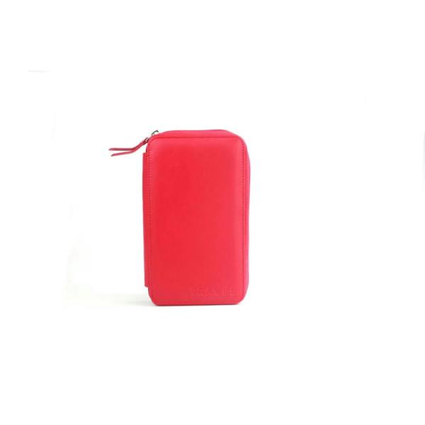 Eastern Counties Leather Kendra Travel Leather Wallet - Watermelon - 