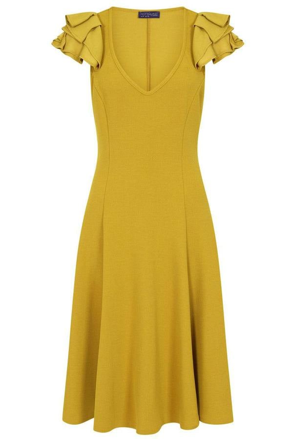 HotSquash Frill Sleeve A-Line Dress