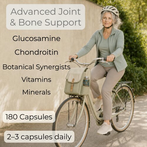 Dietapplements Glucosamine, Chondroitin, Turmeric, Vitamins & Minerals for the Bones & Joints