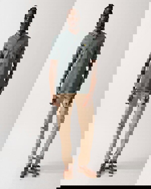 Lyle & Scott Plain Mens Polo Shirt SP400VOG - X583 Green Mercurial