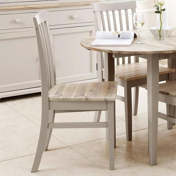 Statement Furniture Florence Wooden Dining Chair with Acacia Wood Seat