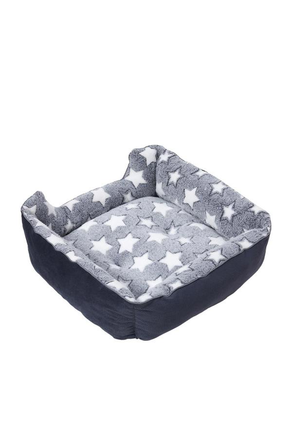 Living and Home 63cmx53cmx20cm Non-Slip Soft Plush Washable Pet Sleeping Bed