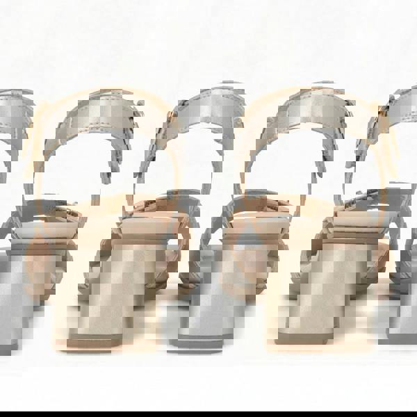 Remonte Remonte D1K54 Womens Ankle Strap Sandals Pale Gold