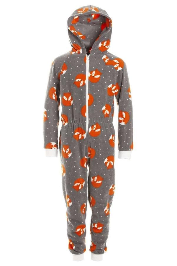 Camille Child Animal Print Soft Fleece Onesies