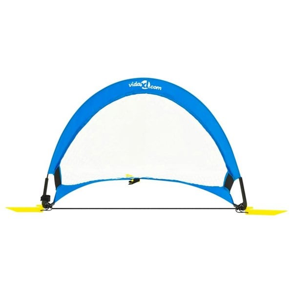 Berkfield Children Football Goals 2 pcs Set with Storage Bag 75.5x46x48 cm