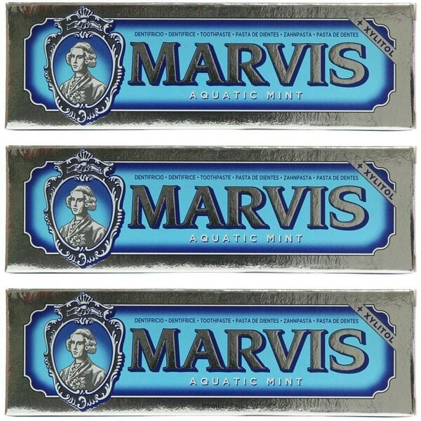 Marvis Aquatic Mint Toothpaste 85ml x 3 Triple Pack