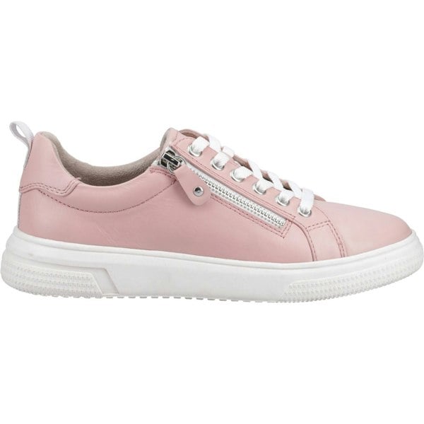 Hush Puppies Martha Leather Women's Pink Trainers