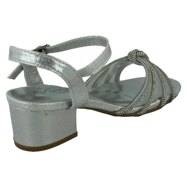 Spot On Girls Spot On Ankle Strap Diamante Sandals H1121