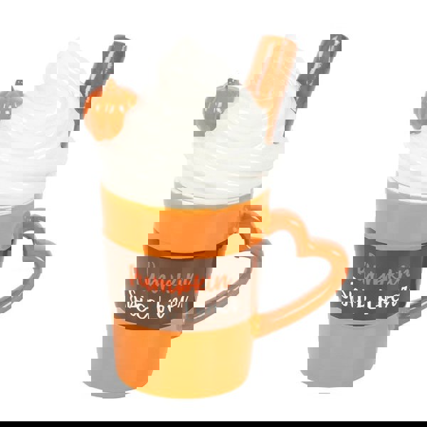 Serano Pumpkin Spice Latte Shaped Lidded Mug